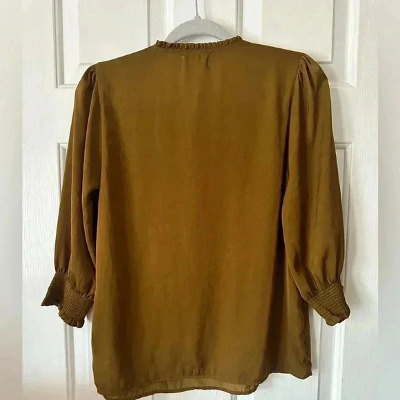 Bronze blouse with sleeves - Picture 4 of 4